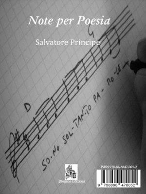 cover image of Note per Poesia